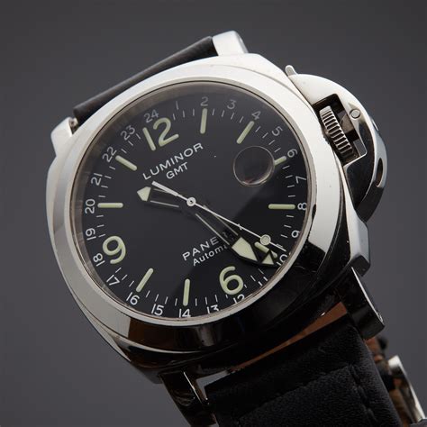 officine panerai luminor gmt automatic|panerai luminor gmt automatic black.